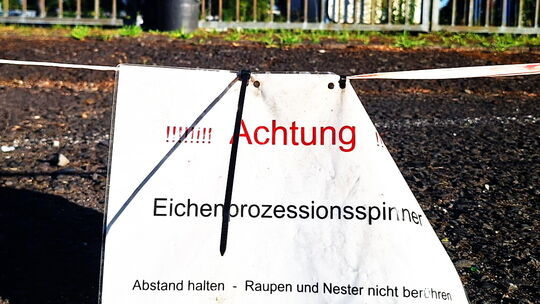 Diesen Hinweis hatte Udo Herkenroth am Gelände vorgefunden, auf dem die Bobtail-Schau stattfinden sollte.