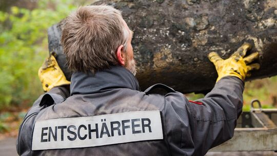In Koblenz hat das Niedrigwasser einen brisanten Fund freigelegt. Der Kampfmittelräumdienst (hier ein Symbolfoto) hat die Weltkr