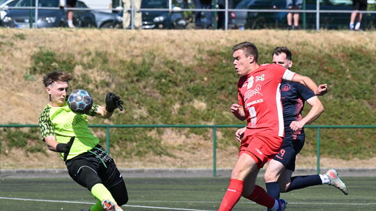 Malbergs Justin Nagel erzielte früh im Spiel das 1:0, allerdings gelang es den Hausherren nur einmal, Untermosels Keeper Rene Ne