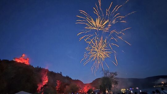 Auch in Braubach war das RiF-Feuerwerk am Samstagabend der absolute Höhepunkt.