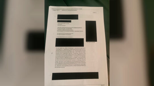 Die Namen der Anwohner und ihres Vertreters sind in der Stellungnahme zu dem Bauprojekt Soonblick/Salinenblick geschwärzt.