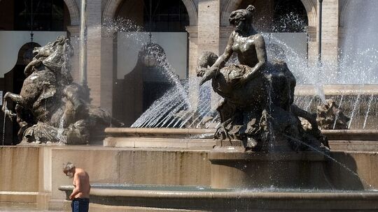 Najaden-Brunnen in Rom Najaden-Brunnen in Rom