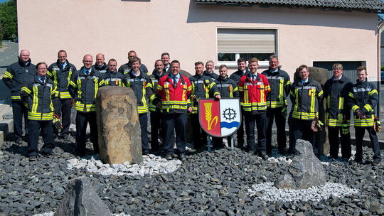 Die aktuelle Einsatzabteilung der Freiwilligen Feuerwehr Freilingen, die in diesem Jahr ihren 130. Geburtstag am vierten Augustw