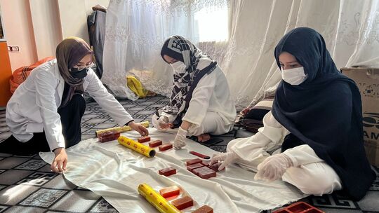 Seifenfabrik in Afghanistan