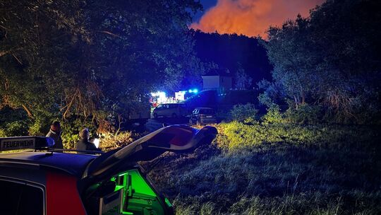 Waldbrand bei Plauen Waldbrand bei Plauen