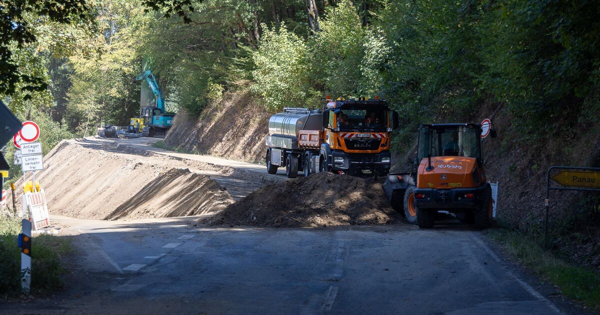Between Panau and Neustadt: L255 in the Wied Valley still closed