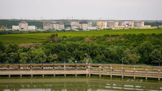 Niedrigwasser der Donau in Rumänien