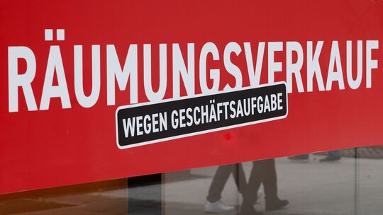 Geschäftsschließung Geschäftsschließung