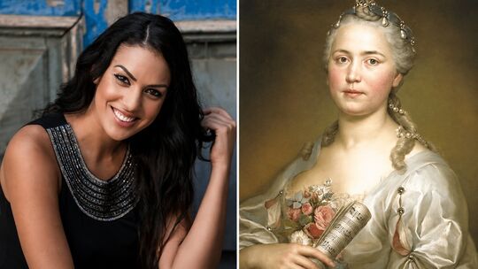 Die Sängerin Regina Mingotti (auf einem Porträt von 1745) steht im Zentrum des RheinVokal-Konzerts in Bad Ems am 16. August, bei