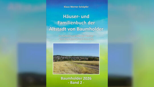 Das Foto mit Blick auf die Stadt Baumholder ziert Band zwei der Baumholderer Familien- und Häuserchronik. Das Foto mit Blick auf die Stadt Baumholder ziert Band zwei der Baumholderer Familien- und Häuserchronik.