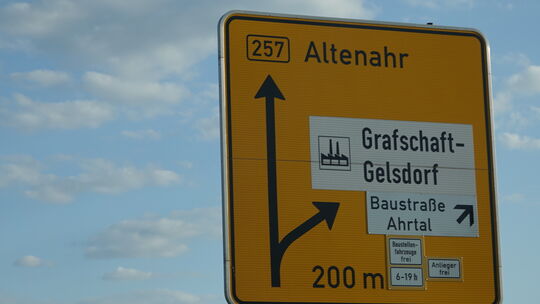 Die Baustraße könnte ohne Einschränkungen Esch besser entlasten.