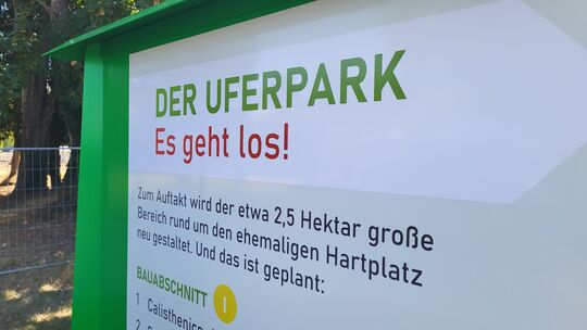 Die Bauarbeiten für den Uferpark im Koblenzer Stadtteil Lützel haben begonnen. In den nächsten Jahren entsteht nahe dem Rhein ei