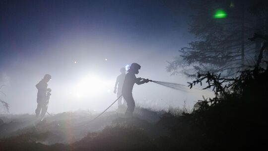 Im Hohen Venn in Belgien dauert der Großeinsatz an. Der Waldbrand dort hat Auswirkungen bis tief nach Rheinland-Pfalz. Im Hohen Venn in Belgien dauert der Großeinsatz an. Der Waldbrand dort hat Auswirkungen bis tief nach Rheinland-Pfalz.