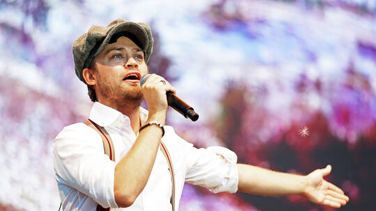 Vorschlag Aufmacherfoto:
Seit Jahren Frontmann der Show: Eden Jones