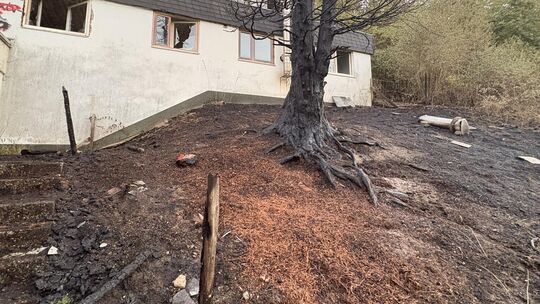 Ein gezündeter Böller soll laut Feuerwehr Grund für den Flächenbrand zwischen Niederburg und Damscheid sein.