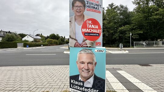 Tanja Machalet (SPD) und Klaus Lütkefedder (CDU) gehen am Sonntag, 30. August, in die Stichwahl um das Amt des Landrats im Weste