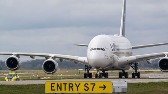 Airbus A380 in München Airbus A380 in München