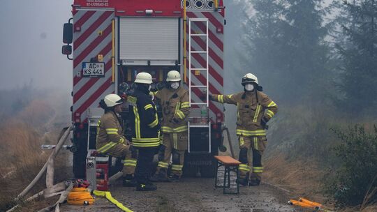 Waldbrand im Hohen Venn Waldbrand im Hohen Venn