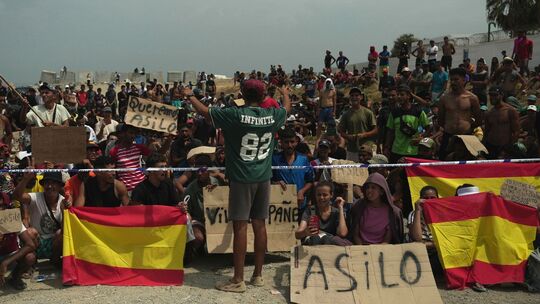 Migranten in Ceuta