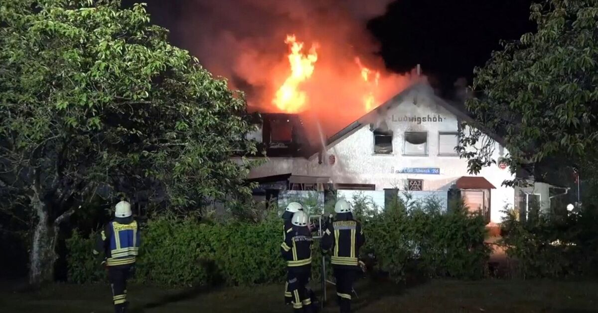 Großeinsatz für Feuerwehr: Club Absinth in Freilingen brennt in der Nacht ...