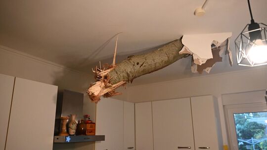 Unwetter in Fürstenwalde