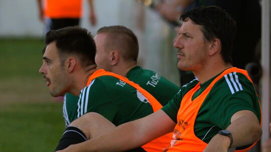 Entspannt sscheint sich Florian Galle (vorne) auf die nächste Runde im Verbandspokal freuen. Am Sieg bei der SG Kirn hatte der S
