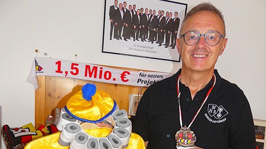 Andreas Gerhardt, Mainzer Hofsänger aus Oberhausen bei Kirn, freut sich nicht nur auf die kommenden Konzerte, sondern auch schon