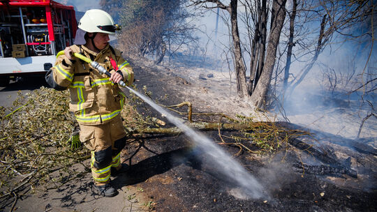 Drei Tage lang waren insgesamt 650 Feuerwehrkräfte im Einsatz, um den Wald- und Wiesenbrand in der Vordereifel zu löschen.