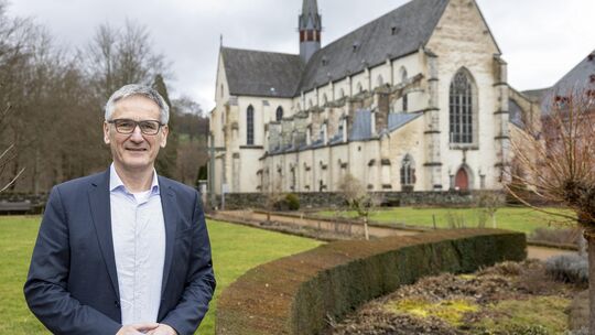 Für den SPD-Politiker Hendrik Hering ist das Kloster Marienstatt ein Herzensort. Hier tankt er regelmäßig Energie – körperlich u