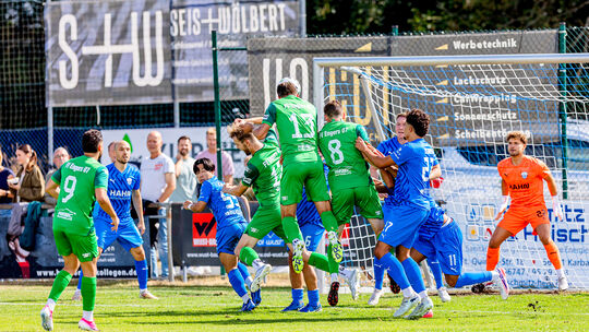 Da stimmte die Zuordnung bei einer Standardsituation laut FCEK-Trainer Patrick Kühnreich überhaupt nicht. Engers-Innenverteidige