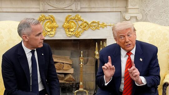 Kanadas Premierminister Mark Carney trifft US-Präsident Trump