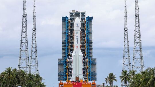 Vor Start der Mondsonde „Chang’e-7“