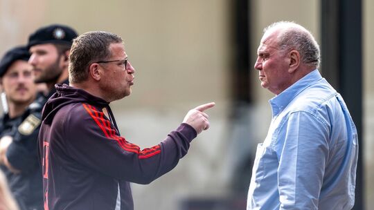 Max Eberl (l) und Uli Hoeneß Max Eberl (l) und Uli Hoeneß