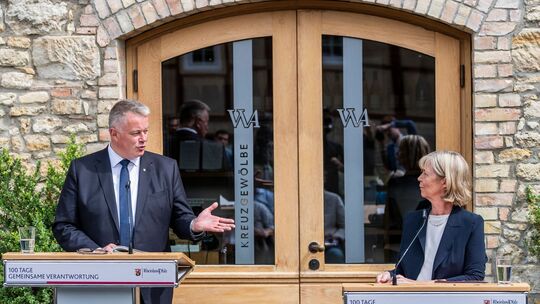 Landesregierung Rheinland-Pfalz - 100 Tagen Zwischenbilanz