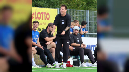 Andernachs Coach Kim Kossmann konnte von Beginn an nicht verstehen, dass sein Team zum Favoritenkreis der Rheinlandliga zählt. I