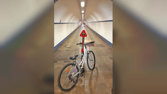 Der denkmalgeschützte Sankt-Anna-Tunnel für Fußgänger und Radfahrer führt in Antwerpen unter der Schelde hindurch.