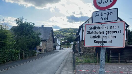 Die Steilstrecke zwischen Ettersdorf und Stahlhofen ist offiziell seit fast zwei Jahren gesperrt.