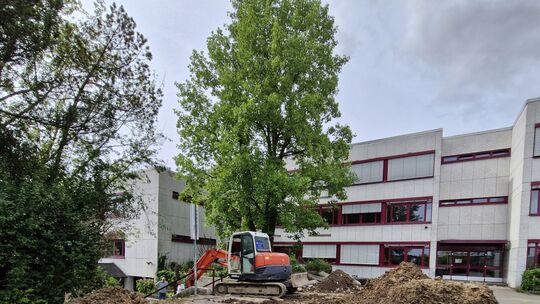 An der Albert-Schweitzer-Realschule plus in Mayen gab es einen Wasserrohrbruch.