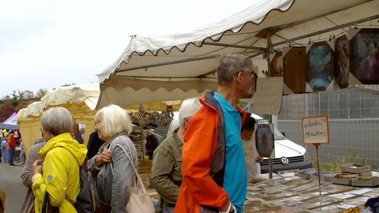 Der Krammarkt am Bartholomäusmarkt, immer wieder ein Anziehungspunkt.