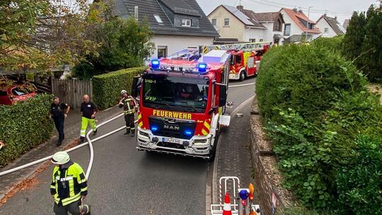 Tödlicher Brand in der Straße "Am Gaurech" in Birkenfeld