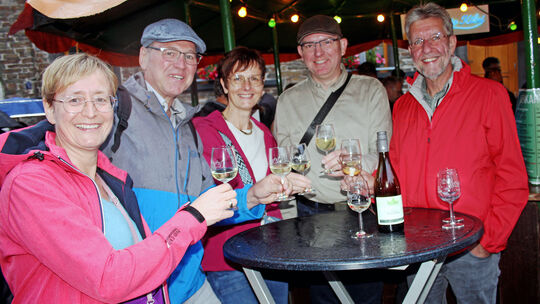 Gesellige Feierlaune war Trumpf beim Dieblicher Weinfest.