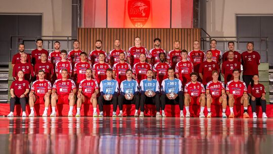 Der HV Vallendar mit (hinten von links) Marcel Schenk, Johannes Zimmermann, Fabian Schmitt, Laurin Moos, Florian Schmitt, Melvin