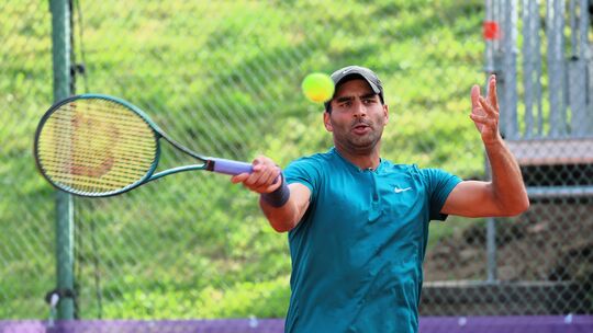Nach einer bisher schwachen Saison zeigte der Neuwieder Tennisprofi Benjamin Hassan bei einem ATP Challenger in der Schweiz star