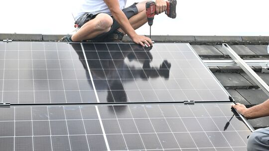Installation einer PV-Anlage