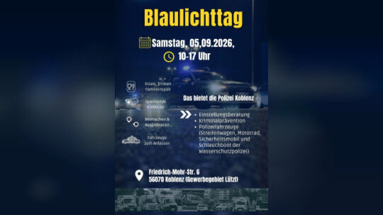 Plakat Blaulichttag Plakat Blaulichttag
