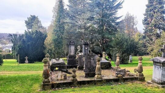 Lange Zeit blieb der Friedhof ungenutzt und entwickelte so den Charakter eines verwunschenen Parks.