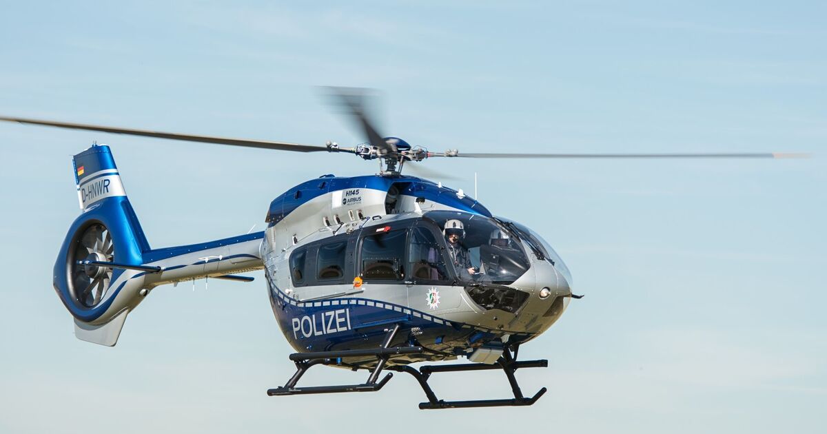 Fahndung mit Hubschrauber: Offhausen: Unfall mit Caritas-Fahrzeug gibt ...
