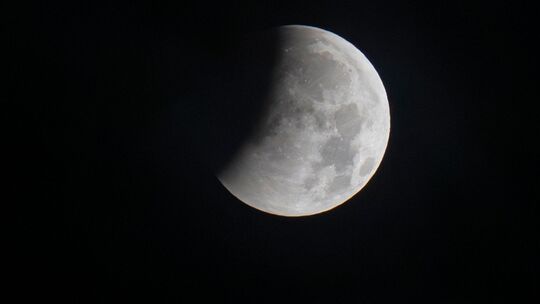 Partielle Mondfinsternis - Bayern