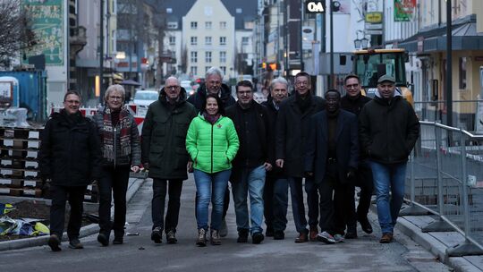 Das Neuwieder Bündnis – hier ein gemeinsames Foto vom vergangenen Februar – zeigt sich meistens geschlossen und harmonisch. Doch