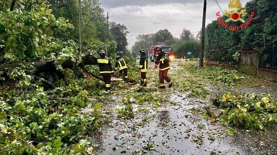 Unwetter in Norditalien